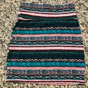 Tribal print Mini skirt